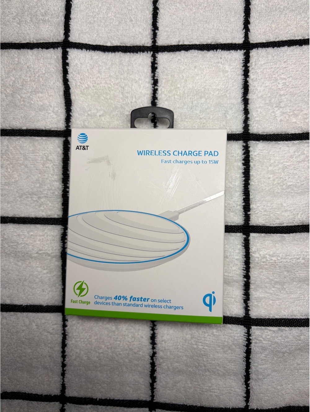 AT&T Wireless Charge Pad 15W Fast Charging Qi Certified